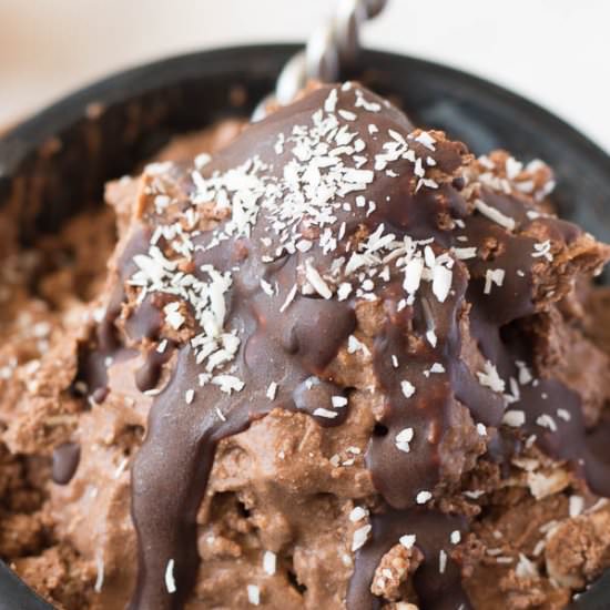 Vegan Chocolate Coconut Ice Cream - Recipe photo by fooduzzi