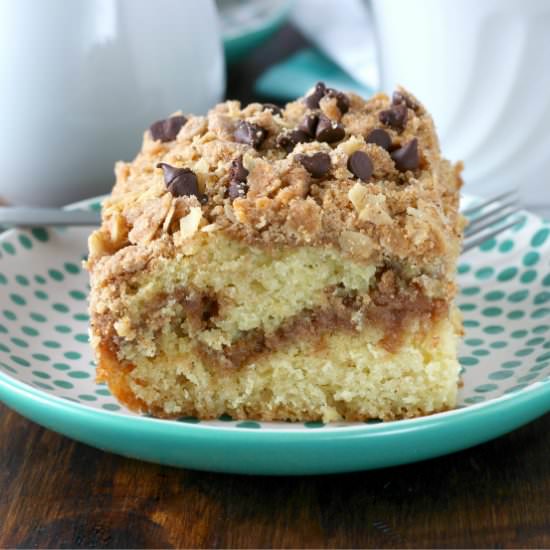 Peanut Butter Crumble Coffee Cake - Recipe photo by akitchenaddiction