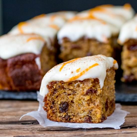 Carrot and Orange Tray Bake - Recipe photo by KitchenSanctuary
