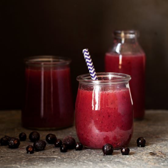 Apple, Fig, Blackcurrant and Pear Juice - Recipe photo by littlesugarsnaps