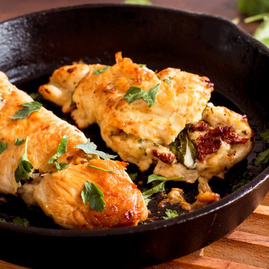 Stuffed Chicken Breasts - Recipe photo by Home Cooking Adventure