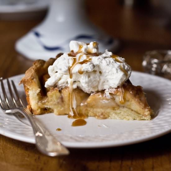 Gluten Free Apple Caramel Tart - Recipe photo by The Colors Of Indian Cooking