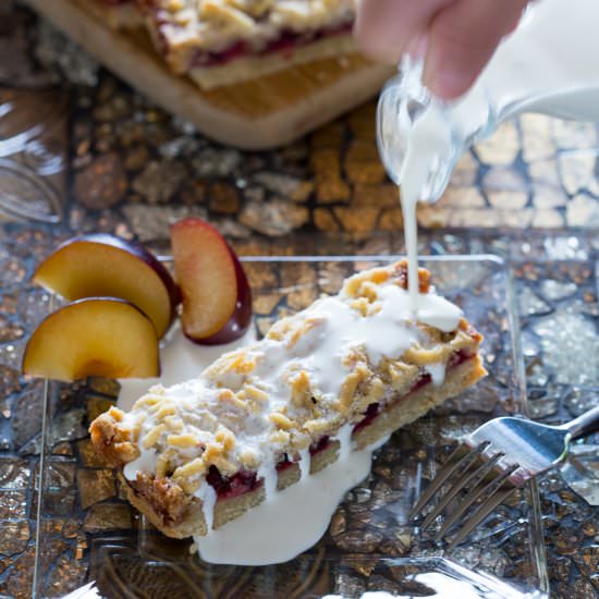 Gluten Free Plum Tart - Recipe photo by GarlicMatters