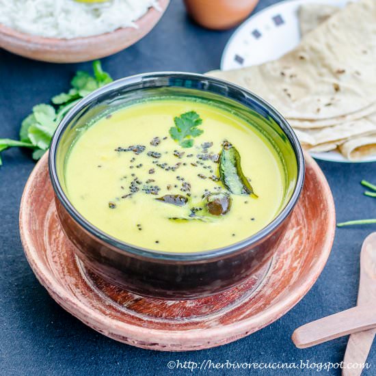Fajeto | Gujarati Mango Kadhi - Recipe photo by Herbivore Cucina
