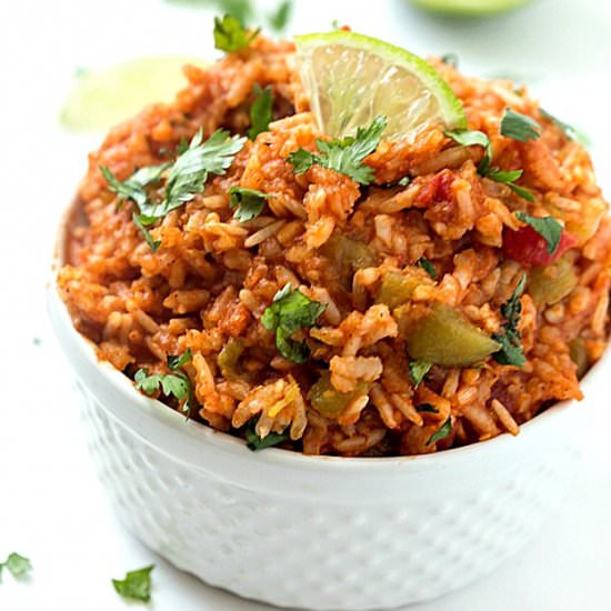 Slow Cooker Mexican Rice - Recipe photo by galonamission