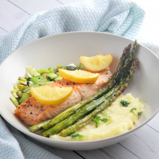 Salmon and Parsnip Mash - Recipe photo by honestlyfitness