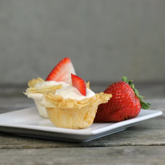 Lemon Filled Phyllo Cups - Recipe photo by words of deliciousness
