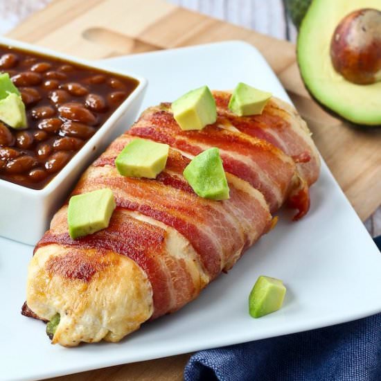 Bacon Wrapped Chicken Breast - Recipe photo by rachelcooksblog
