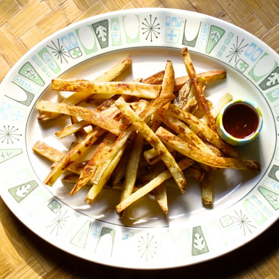 Duck Fat Fries - Recipe photo by the good eats co