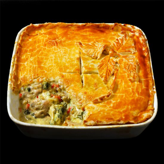 Cheesy Chicken Pie - Recipe photo by AllThatCooking