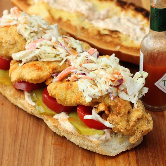 Fried Catfish Po-Boy - Recipe photo by HowToFeedaLoon