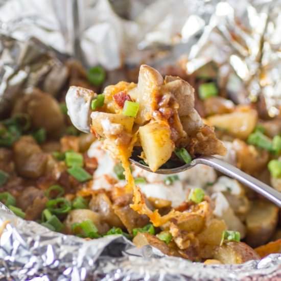 Bacon Cheese Ranch Potatoes - Recipe photo by noshingwiththenolands