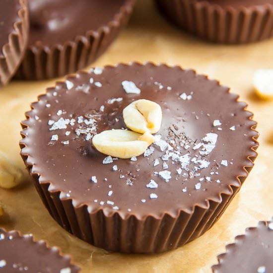 5-Ingredient Peanut Butter Cups - Recipe photo by BakerbyNature
