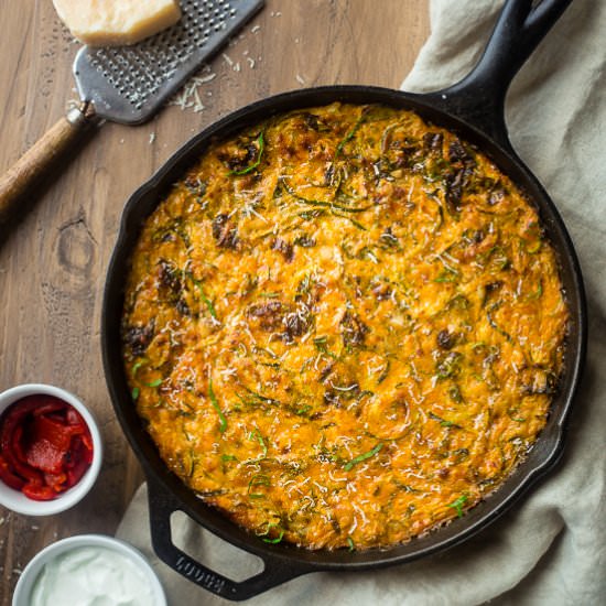 Red Pepper Zucchini Casserole - Recipe photo by foodfaithfitness