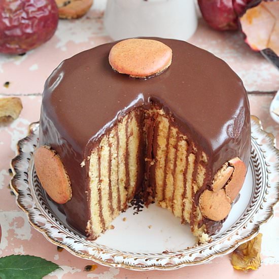 Mogador Vertical Cake - Recipe photo by delicedorient