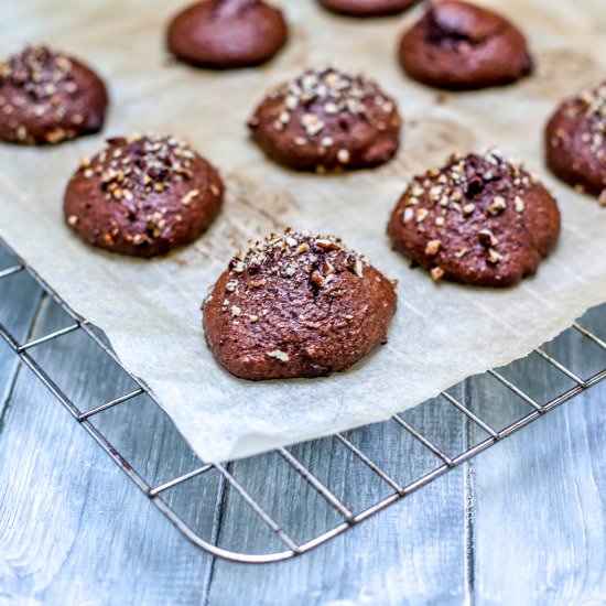 Chocolate Protein Cookies - Recipe photo by My Fat Me Ania
