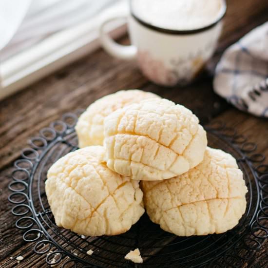 Japanese Melon Bread - Recipe photo by Chopstick Chronicles