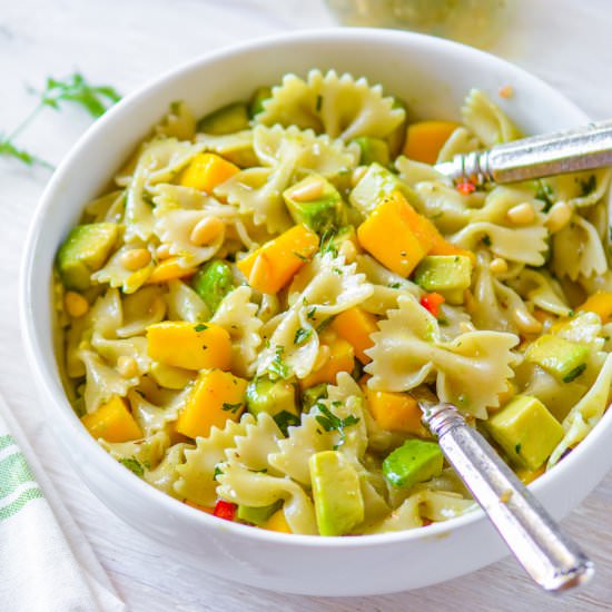 Mango Avocado Pasta Salad - Recipe photo by ChefDeHome