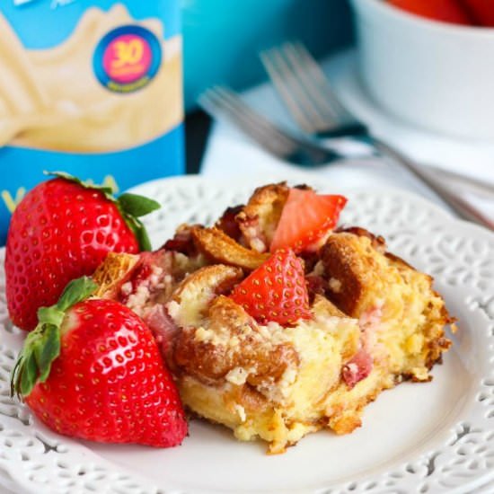 Strawberries Cream Croissant Bake - Recipe photo by pumpkinnspice