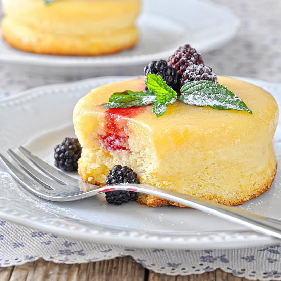 2 layer lemon pudding cake - Recipe photo by kouzinista