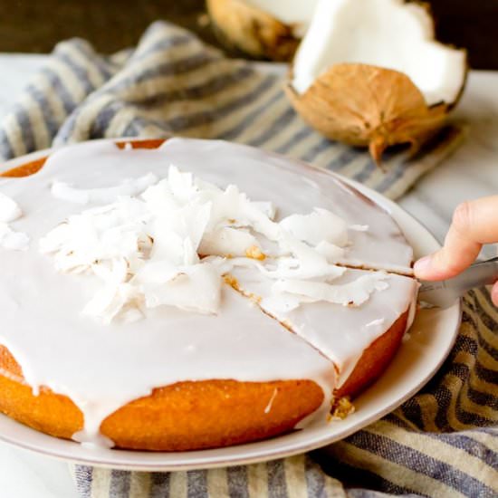 Coconut Rum Cake - Recipe photo by TheGourmetGourmand
