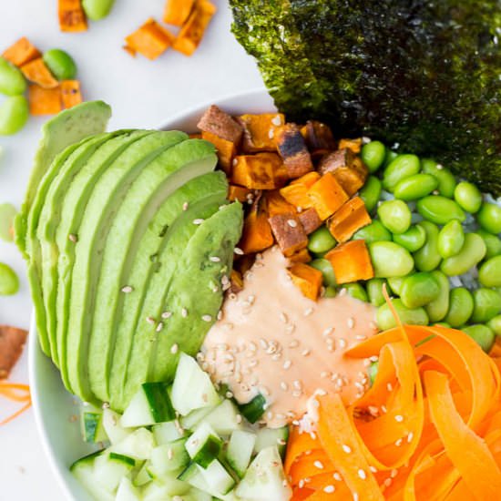 Sushi Burrito Bowls - Recipe photo by fooduzzi