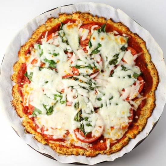 Cauliflower Pizza Crust - Recipe photo by Tastefulventure