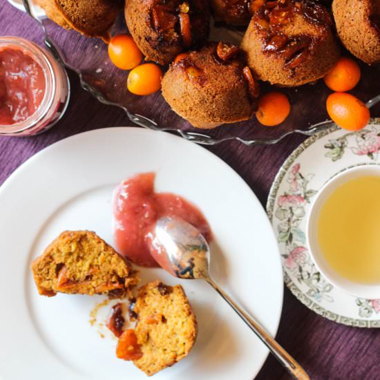 Kumquat Carrot Cake Muffins - Recipe photo by JessicaTom