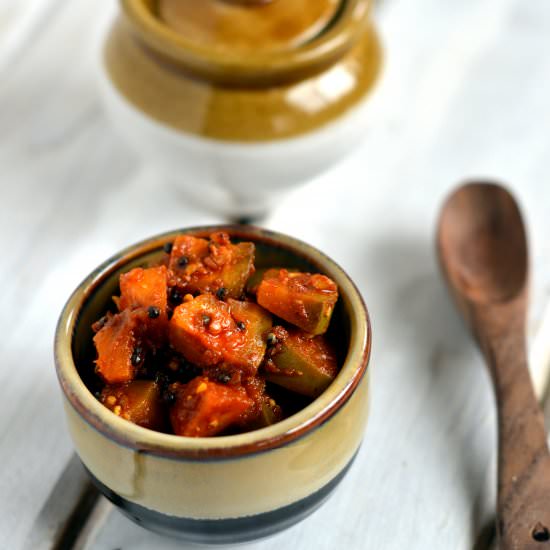 Kerala Mango Pickle - Recipe photo by cookingcurries