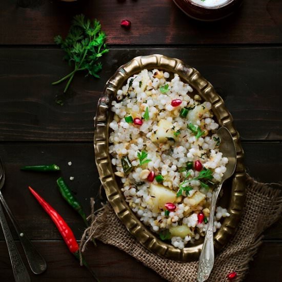 Sabudana Khichdi - Recipe photo by Binjals VEG Kitchen