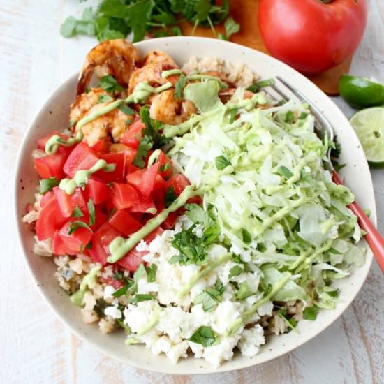 Shrimp & Rice Taco Salad - Recipe photo by Whitney Bond