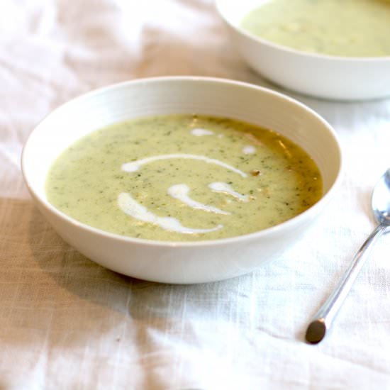 Zucchini Soup - Recipe photo by SweetPillarFood