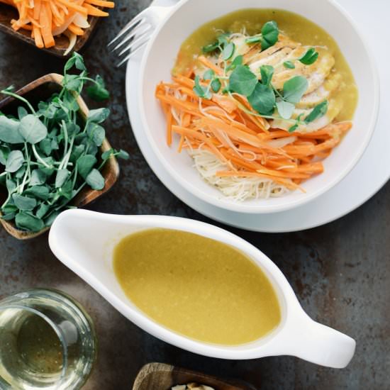 Chicken with Ginger Sauce - Recipe photo by seasonsinvermont