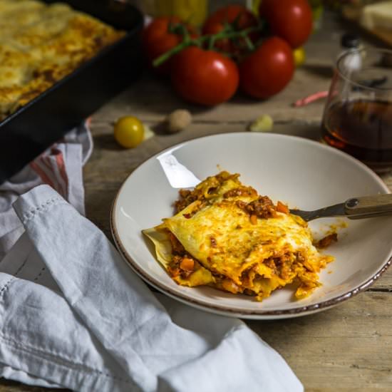 Lasagna Bolognese - Recipe photo by Cuisine moi un mouton