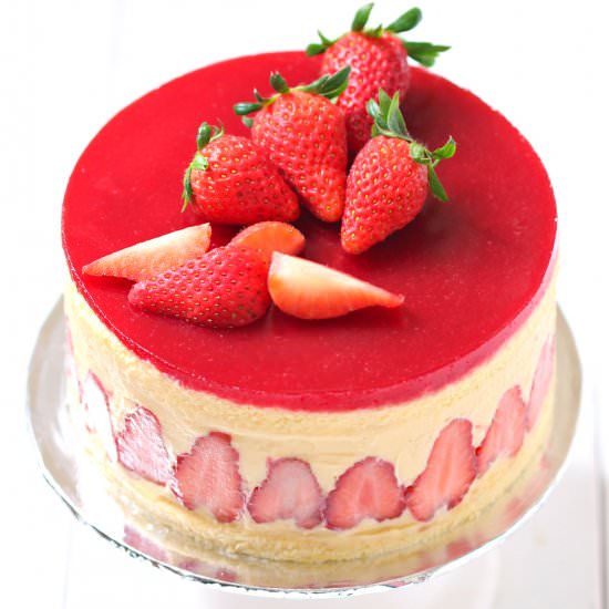 French-Style Strawberry Shortcake - Recipe photo by mybarecupboard