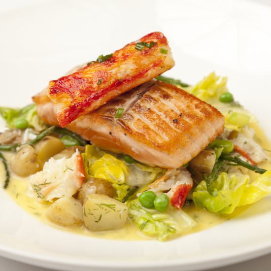 Salmon & King Crab - Recipe photo by MeccaGBC