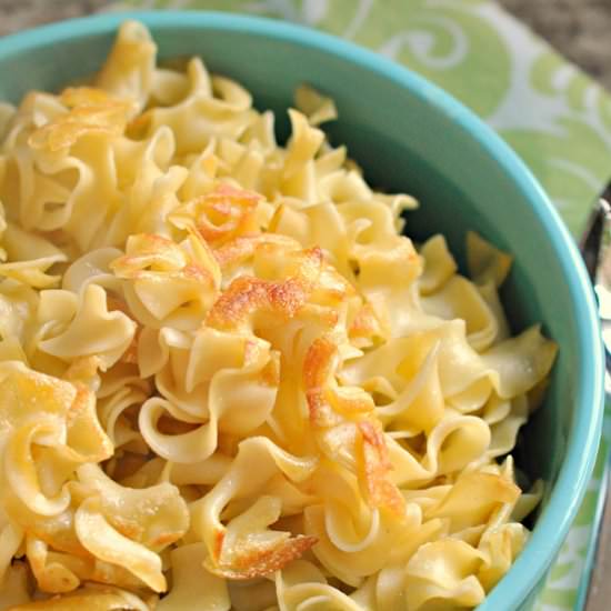 Buttery, Crispy Egg Noodles - Recipe photo by maeghan21