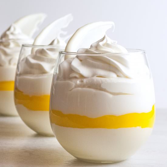 Lemon Meringue Mousse - Recipe photo by cookiesforengland