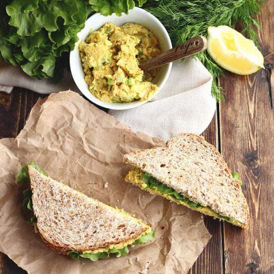 Classic Chickpea "Egg" Salad - Recipe photo by ilovevegan