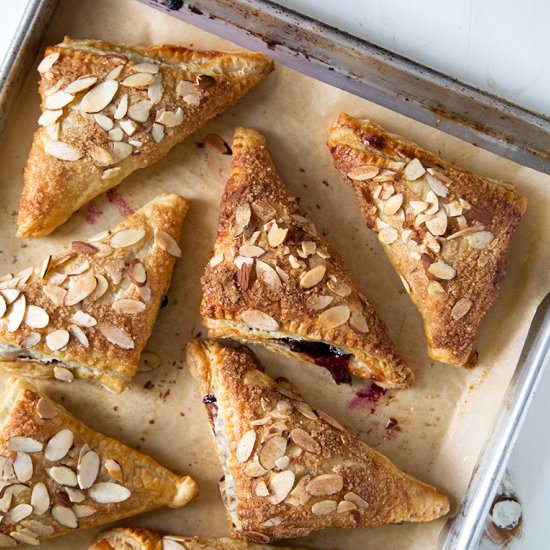 Mixed Berry Turnovers - Recipe photo by the little epicurean
