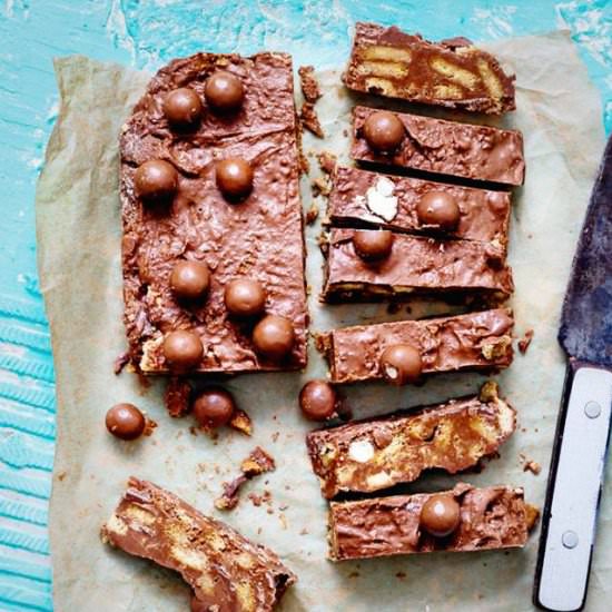 Chocolate Fridge Cake - Recipe photo by Sandhya Hariharan