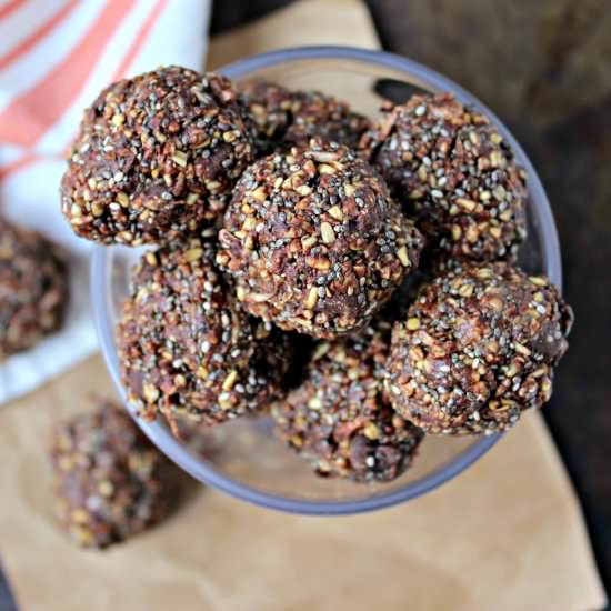 Chocolate Chi Bites - Recipe photo by the_secret_ingredient_is