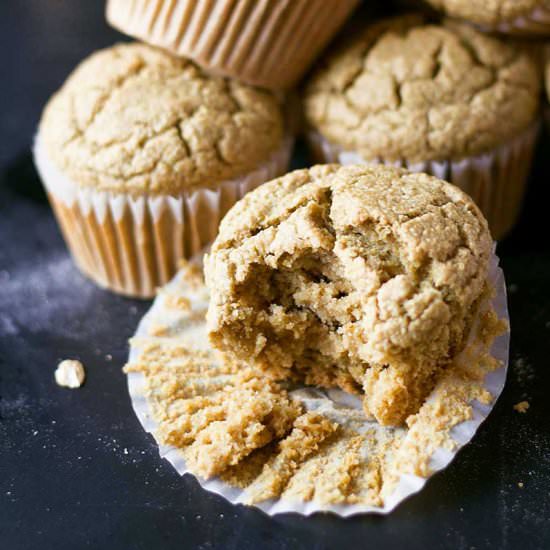 Vegan No-Bowl Blender Muffins - Recipe photo by passtheplants