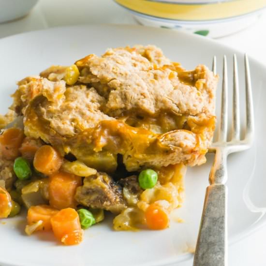 Beefless Vegan Pot Pie - Recipe photo by NamelyMarly