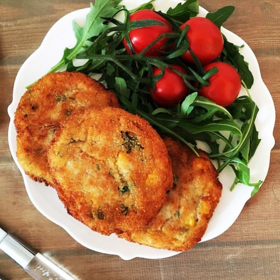 Tuna and Sweet Corn Fishcakes - Recipe photo by mygorgeousrecipes