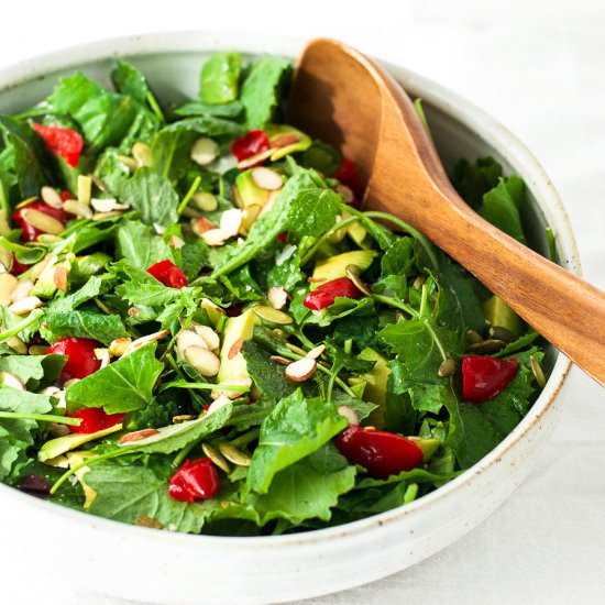 Simple Lemon Kale Salad - Recipe photo by estherjane13
