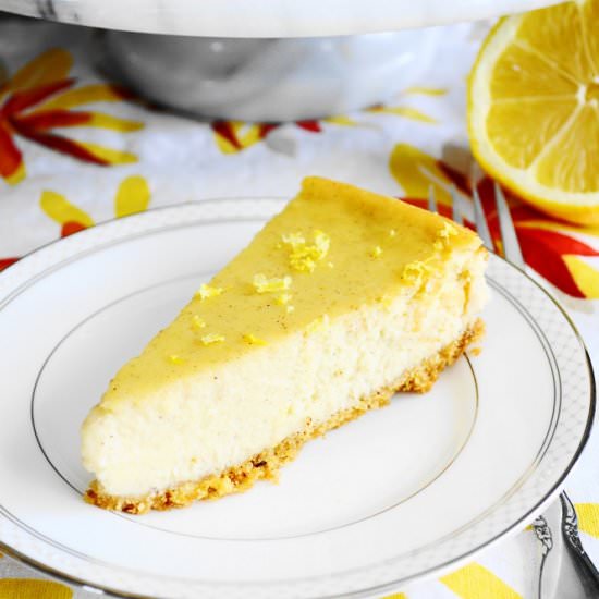 Lemon Ricotta Cheesecake - Recipe photo by jeanieandluluskitchen