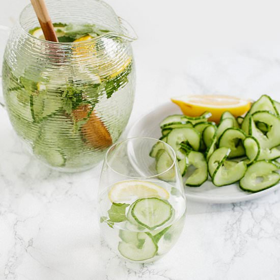 Spiralized Cucumber Water - Recipe photo by Inspiralized