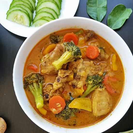 Thai Chicken Curry! - Recipe photo by MokshaFood