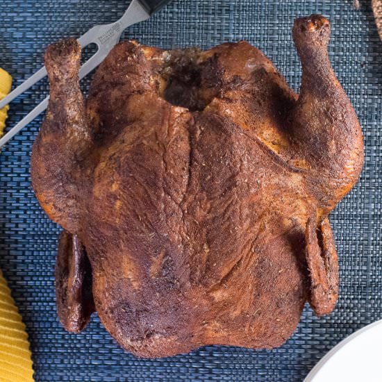 Smoked Whole Chicken - Recipe photo by Fox Valley Foodie